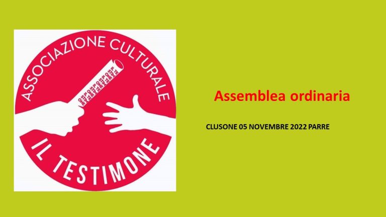 Assemblea del 5 novembre 2022
